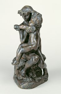 De broer en zus, ca. 1890